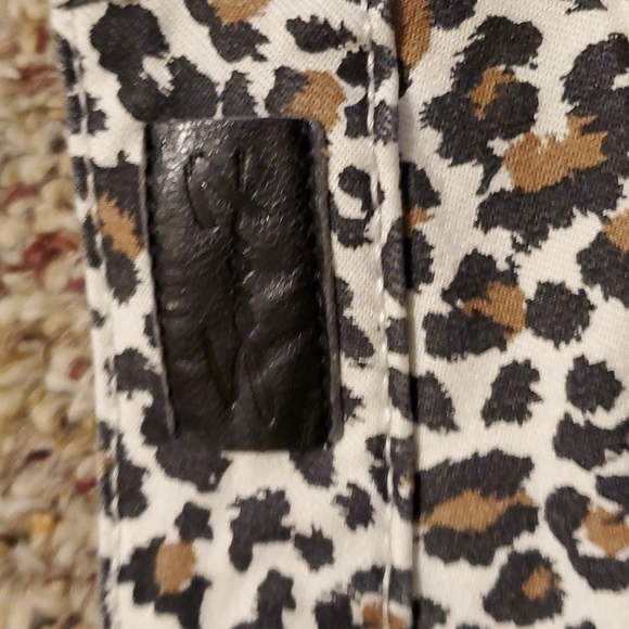 Seven7 High Rise Skinny Animal Print Denim Jeans Sz 12 - Picture 5 of 7